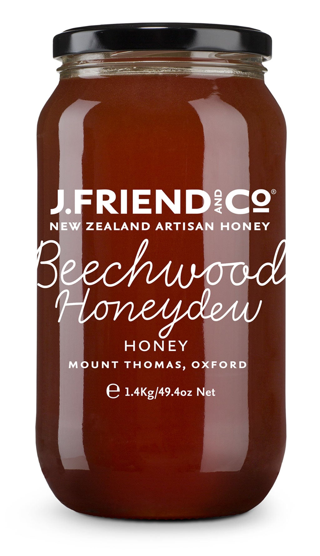 J. FRIEND BEECHWOOD HONEYDEW HONEY 1.4KG