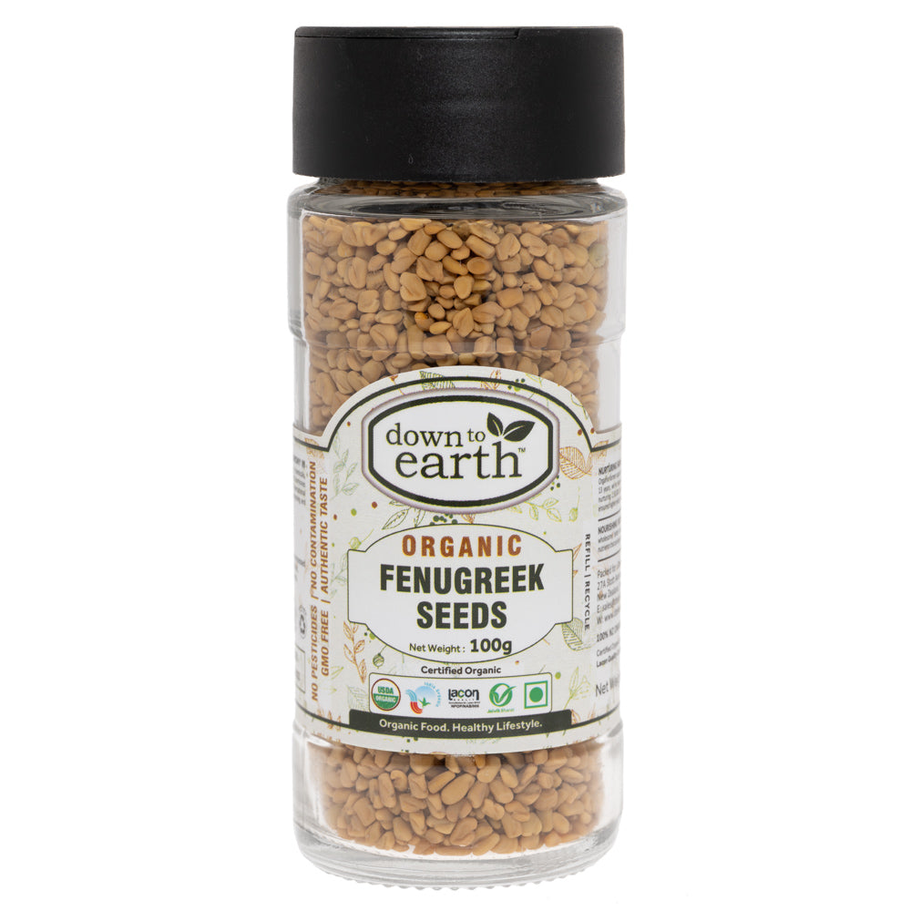 DOWN TO EARTH FENUGREEK SEEDS 100G
