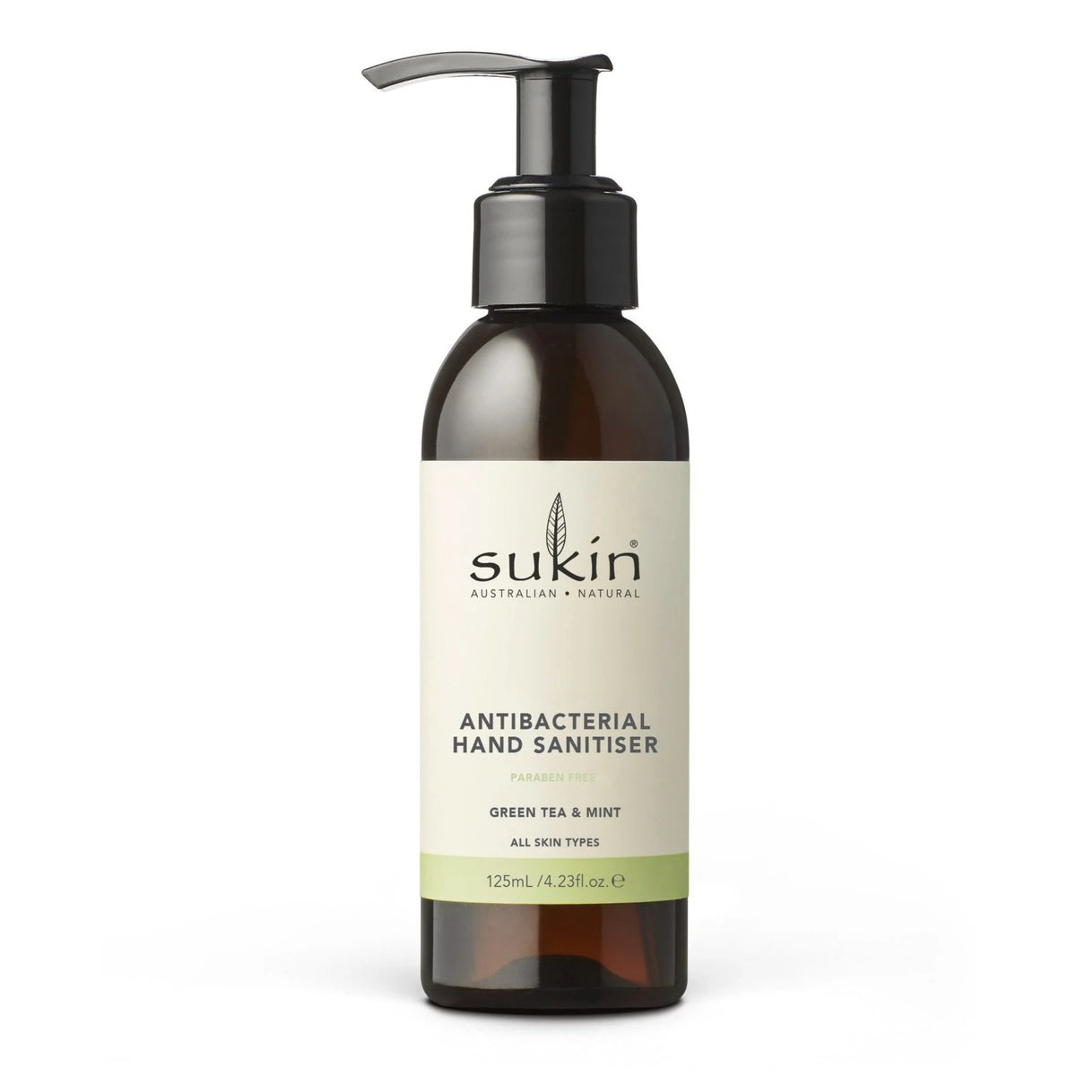 SUKIN ANTI BACTERIAL HAND SANITIZER 125ML