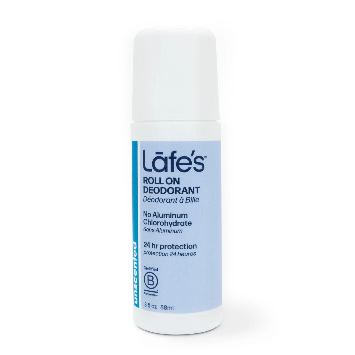 LAFES UNSCENTED ROLL ON DEODORANT 88ML