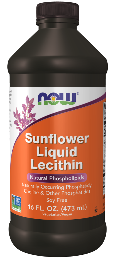 NOW FOODS LIQUID SUNFLOWER LECITHIN 473ML