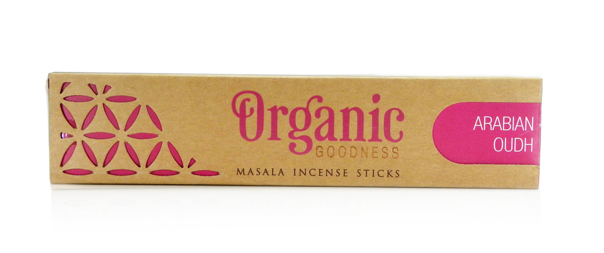 ORGANIC MASALA INCENSE STICKS ARABIAN OUDH 15G