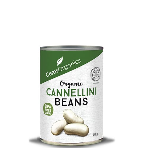CERES ORGANIC CANNELLINI BEANS CAN 400G