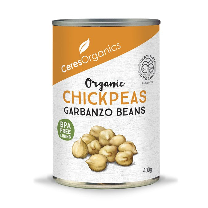 CERES ORGANIC CHICKPEAS CAN 400G