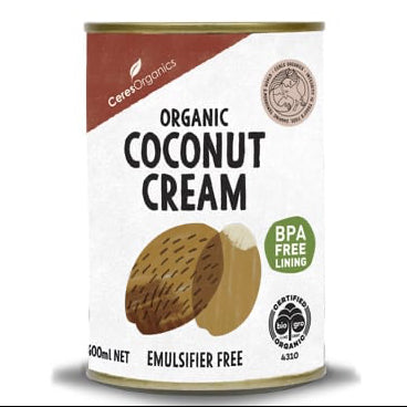 CERES ORGANIC COCONUT CREAM CAN 400ML