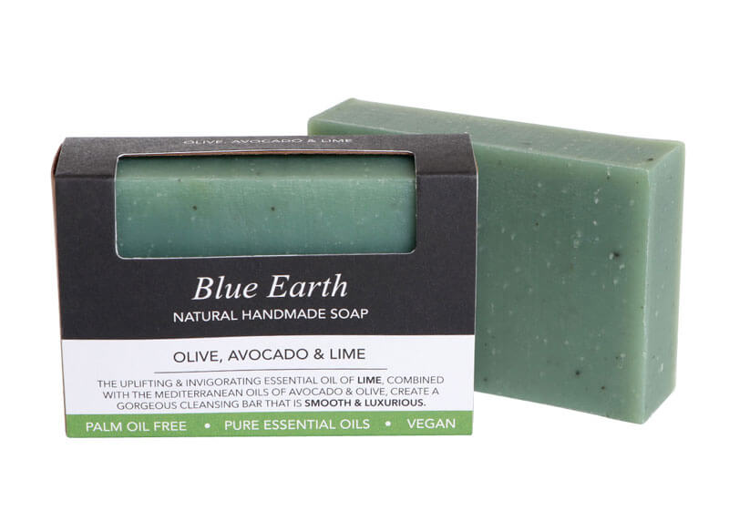 BLUE EARTH OLIVE AVOCADO & LIME SOAP BAR