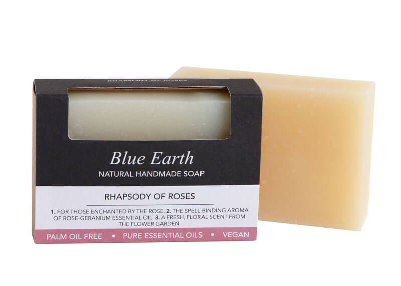 BLUE EARTH RHAPSODY OF ROSES SOAP BAR