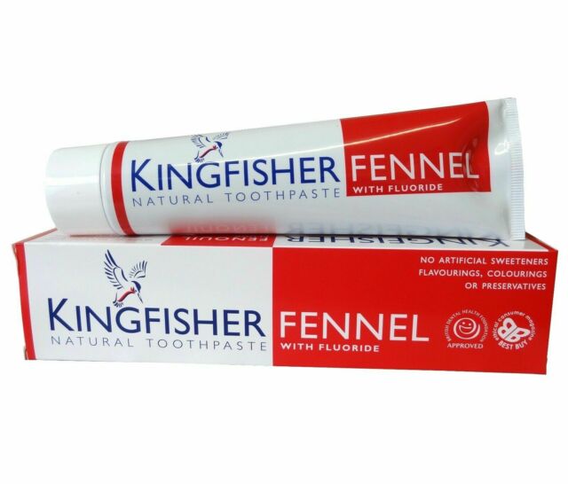 KINGFISHER FENNEL TOOTHPASTE WITH FLUORIDE 100ML