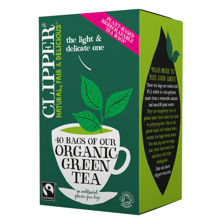 CLIPPER ORGANIC GREEN TEA 40 BAGS
