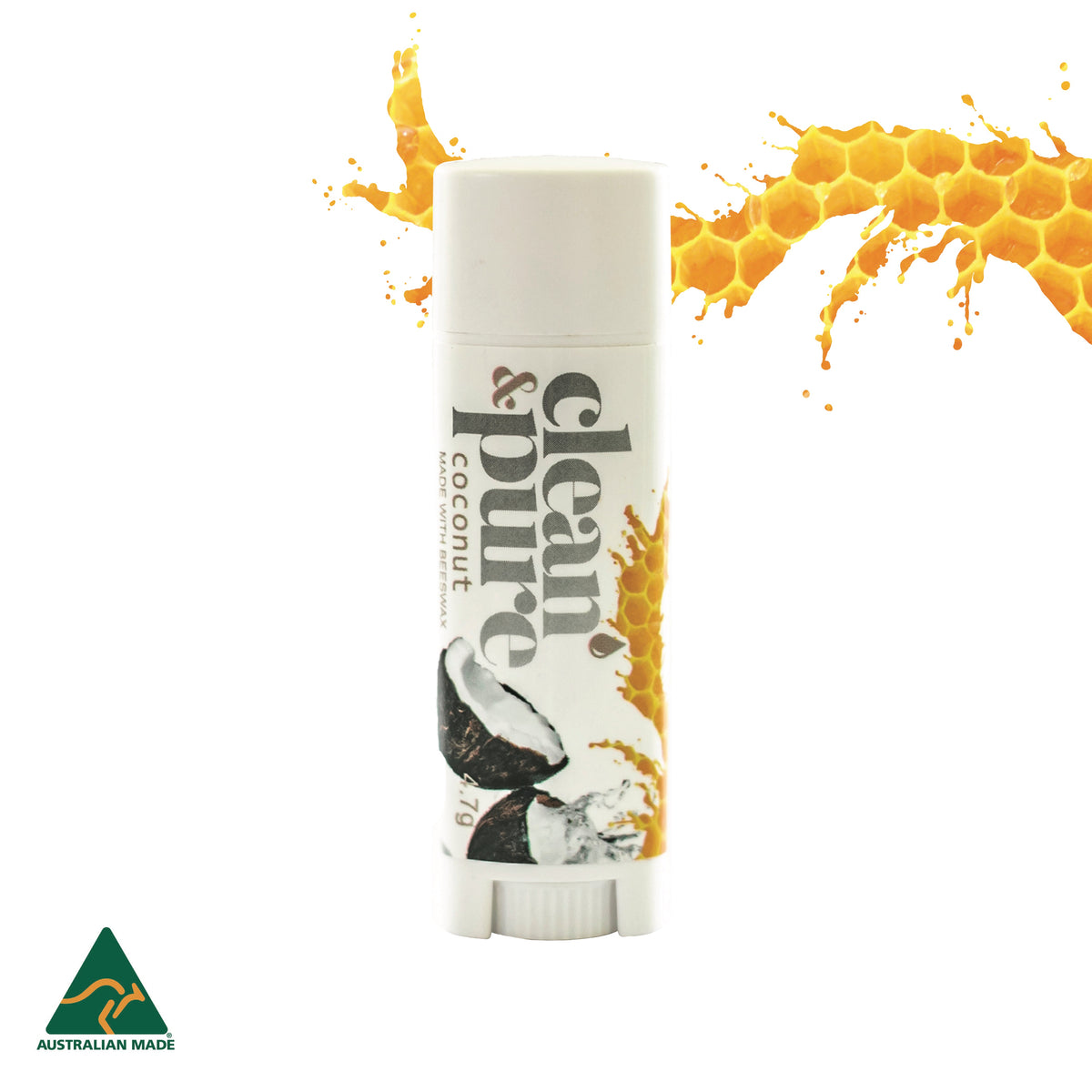 CLEAN & PURE COCONUT LIP BALM 4.7G
