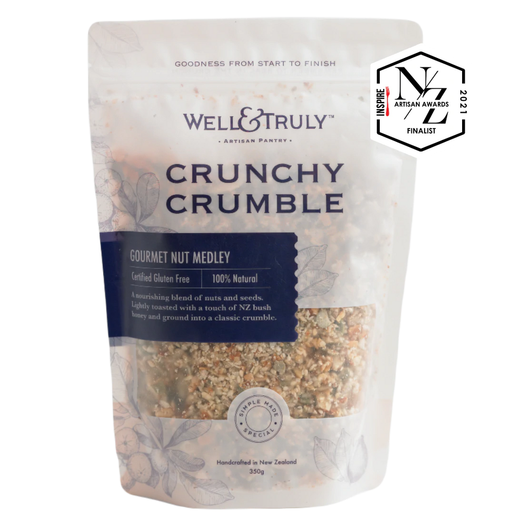 WELL & TRULY CRUNCHY CRUMBLE 350G