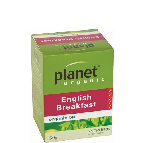 PLANET ORGANIC ENGLISH TEA 25 BAGS