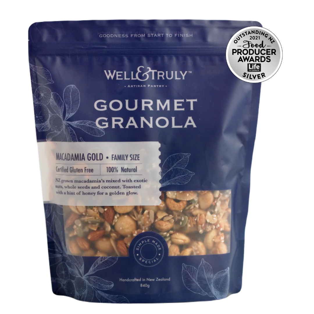 WELL & TRULY MACADAMIA GOLD 840G