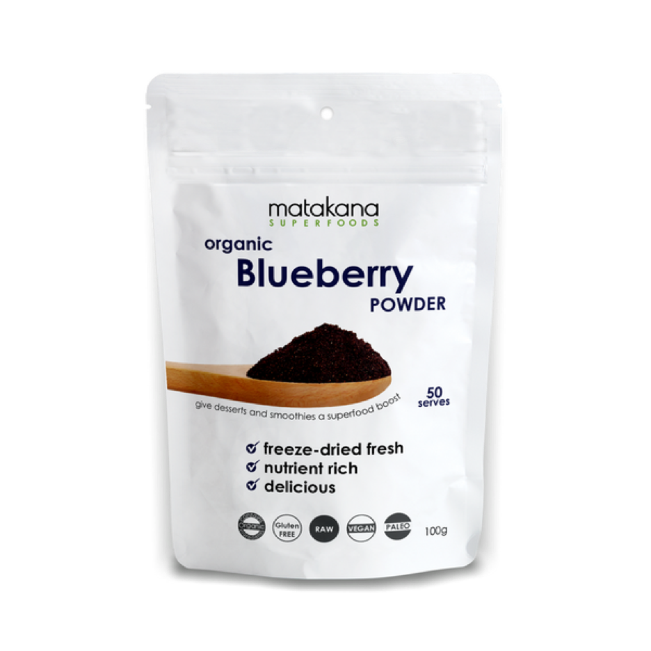 MATAKANA SUPERFOODS BLUEBERRY POWDER 100G
