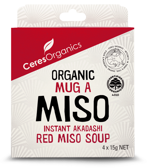 CERES ORGANIC MISO INSTANT MUG 15G X 4