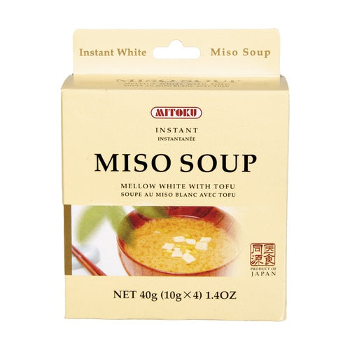 MITOKU INSTANT MISO SOUP WITH TOFU 4X10G SACHETS