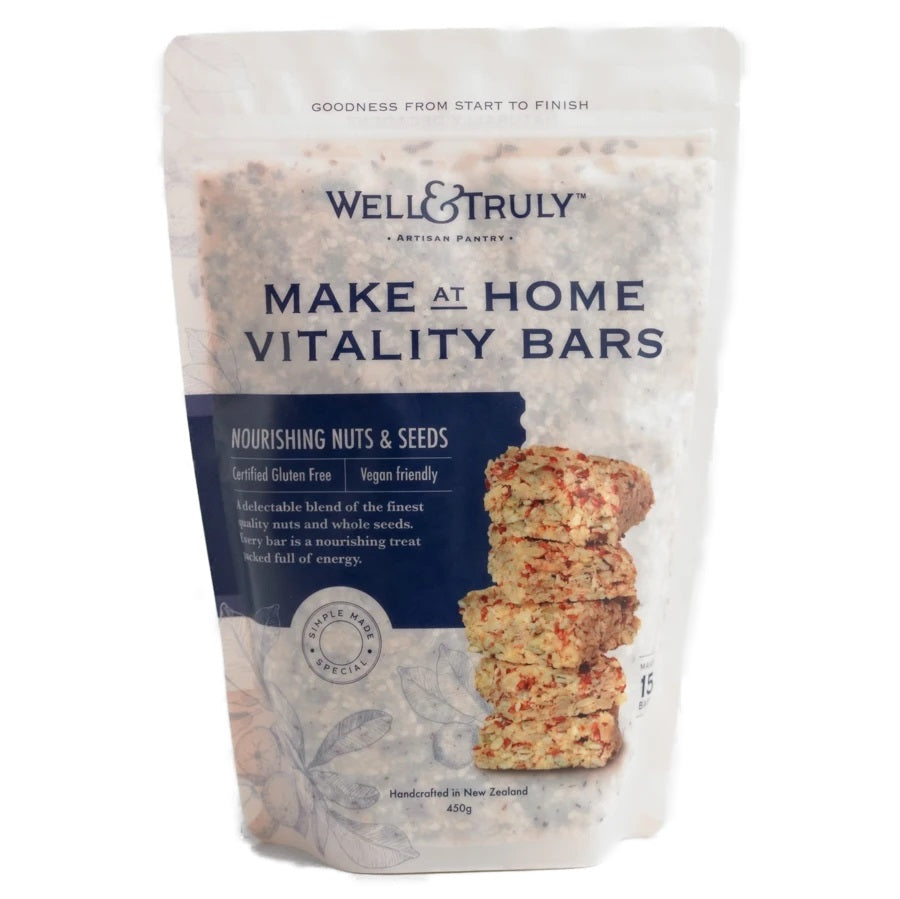 WELL & TRULY MAKE A HOME VITALITY BARS 450G