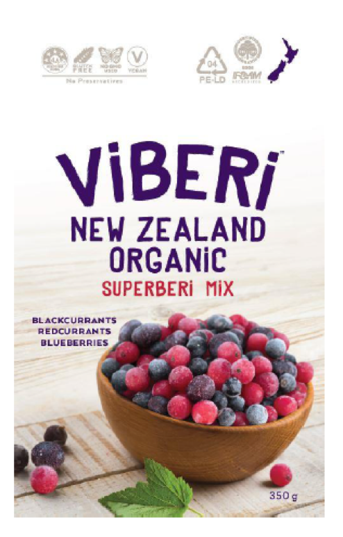 VIBERI FROZEN SUPER BERRY MIX 350G