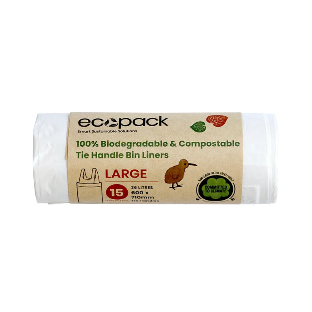 ECO BAGS 36L BIN LINERS 15 BAGS