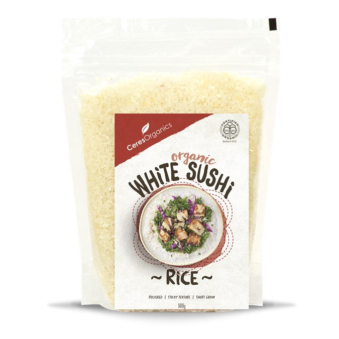 CERES ORGANIC BIO WHITE SUSHI RICE 500G