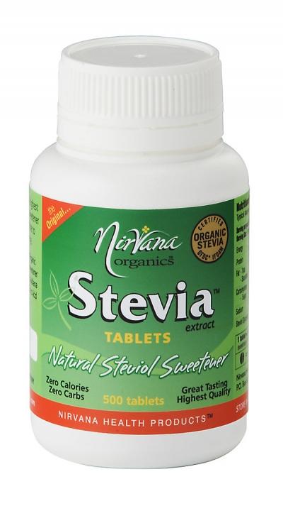NIRVANA ORGANIC STEVIA TABLETS 500