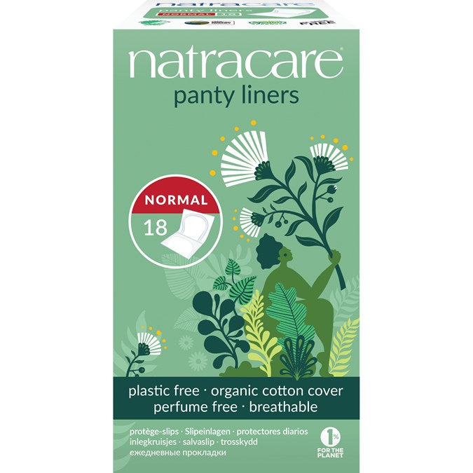 NATRACARE PANTY LINERS NORMAL PURSE SIZE 18 PACK