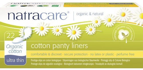NATRACARE PANTY LINERS ULTRA THIN COTTON 22 PACK