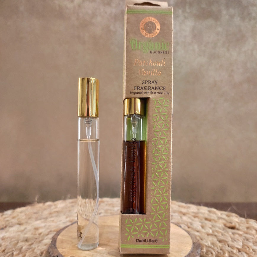 ORGANIC GOODNESS FRAGRANCE SPRAY PATCHOULI 12ML