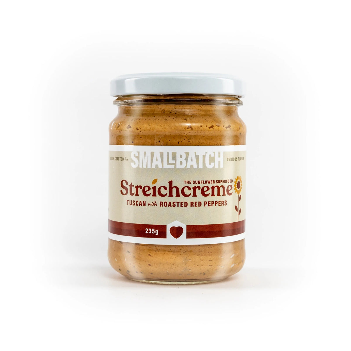 SMALL BATCH STREICHCREME RED PEPPER SPREAD 235G