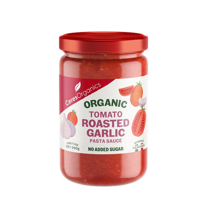 CERES BIO PASTA SAUCE GARLIC 690G