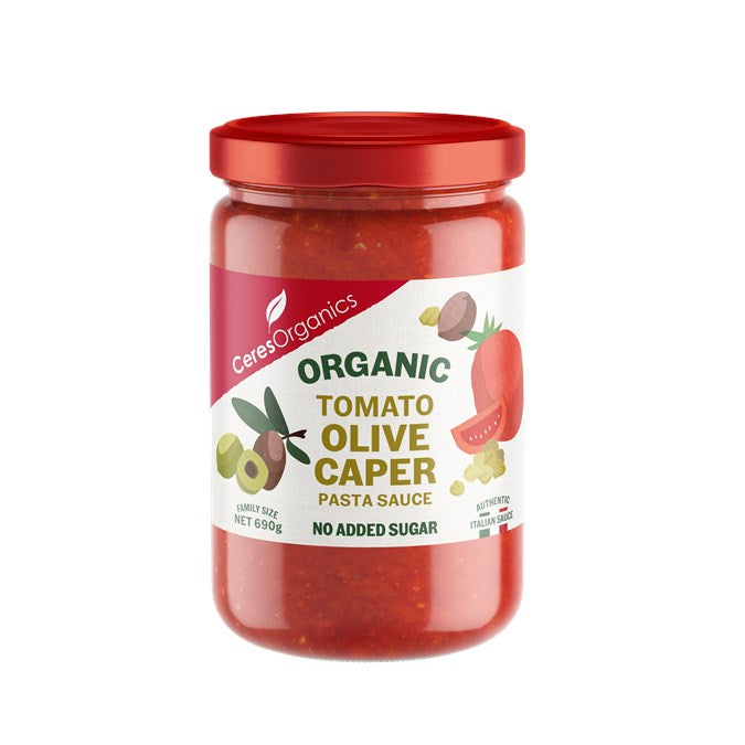 CERES BIO PASTA SAUCE CAPERS 690G