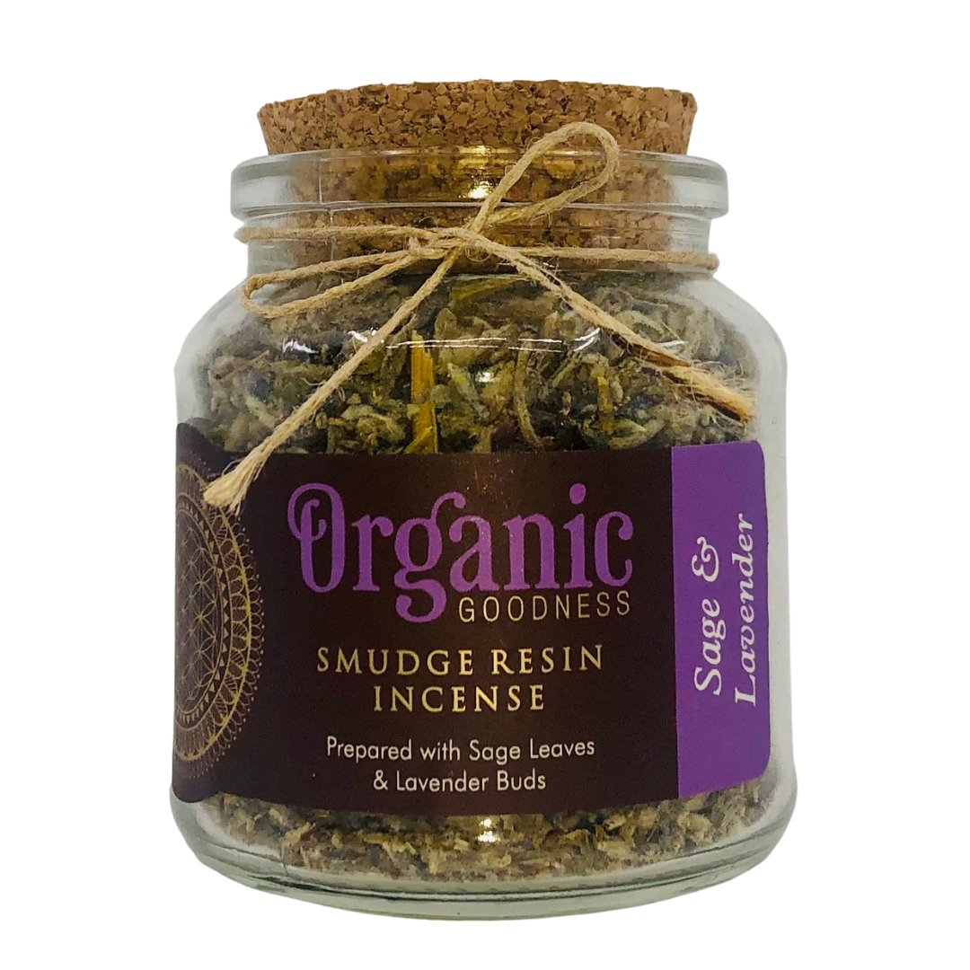 ORGANIC GOODNESS SMUDGE RESIN LAVENDER