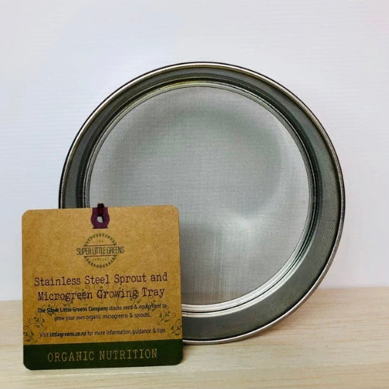 SUPER LITTLE GREENS STAINLESS SPROUTING TRAY