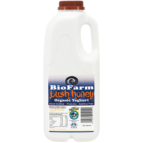 BIOFARM BUSH HONEY YOGHURT 1L