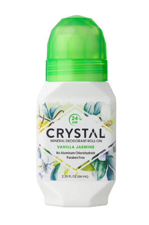 CRYSTAL ESSENCE ROLL ON DEODORANT VANILLA JASMINE 66ML