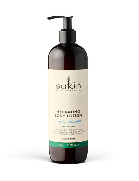 SUKIN BODY LOTION COCONUT & LIME 500ML