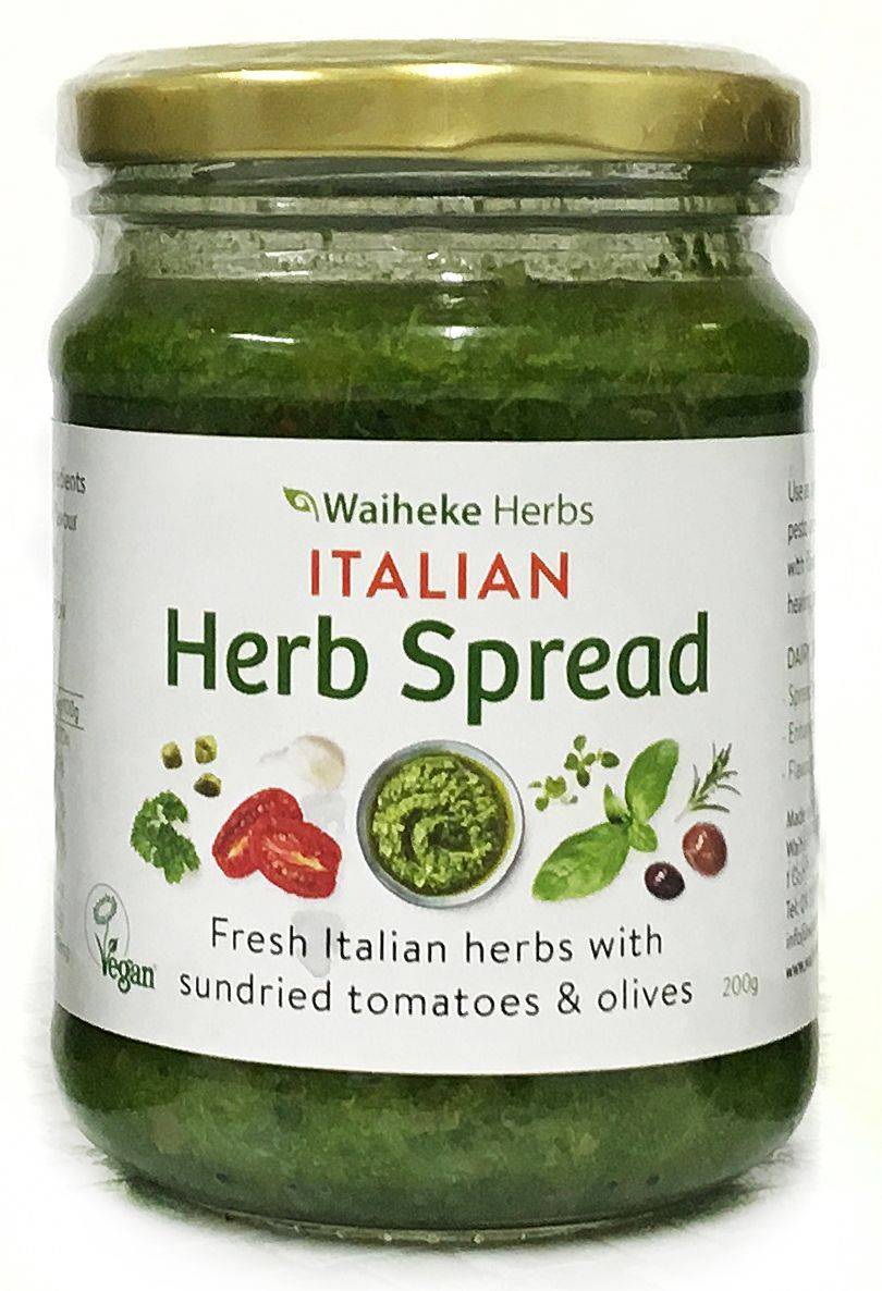 WAIHEKE HERBS HERB SPREAD ITALIAN 200G