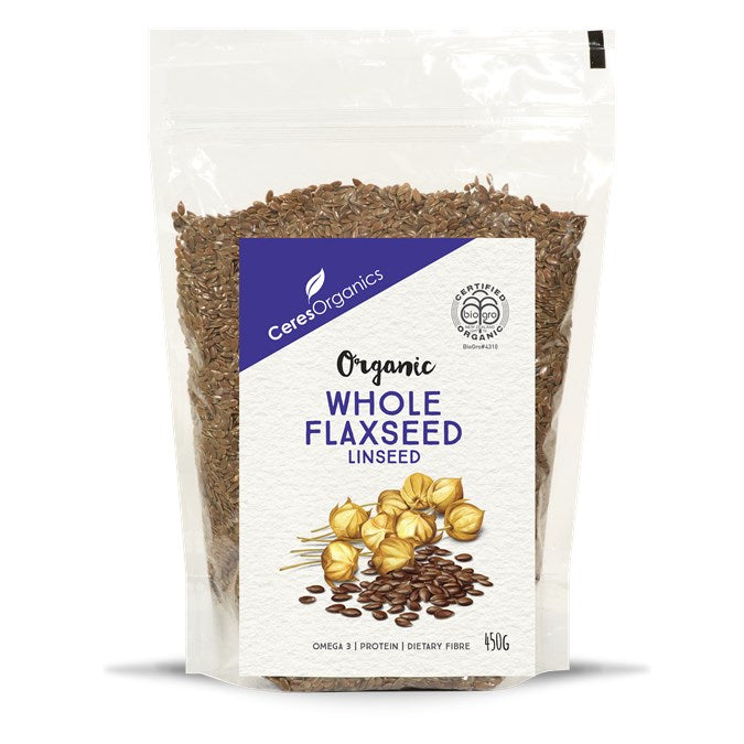 CERES BIO WHOLE FLAXSEED 450G