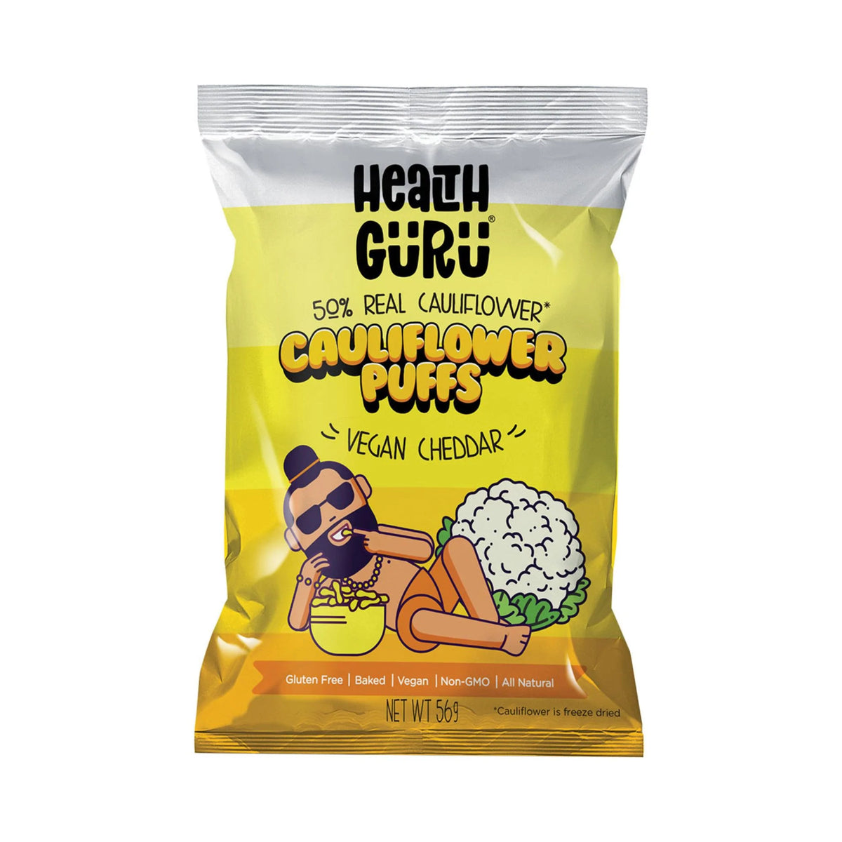 HEALTH GURU CHEESE PUFFS 56G