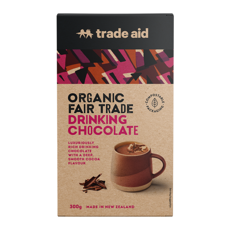 TRADE AID ORGANIC DRINKING CHOCOLATE 300G