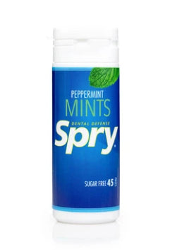 SPRY MINTS TUBE PEPPERMINT 45 PIECES