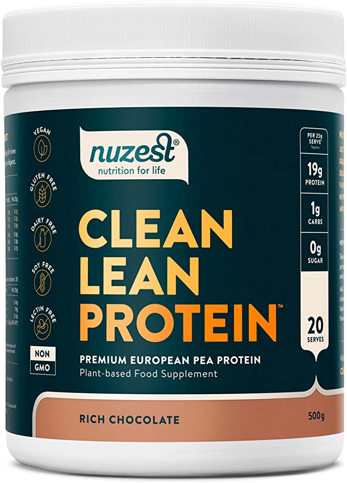 NUZEST CLEAN LEAN PROTEIN POWDER CHOCOLATE 500G