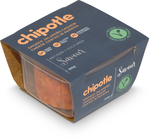 SAVOUR CHIPOTLE VEGAN CHEESE 120G