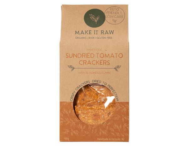 MAKE IT RAW SUNDRIED TOMATO CRACKERS 100G