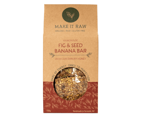 MAKE IT RAW FIG & SEED BANANA BAR 150G