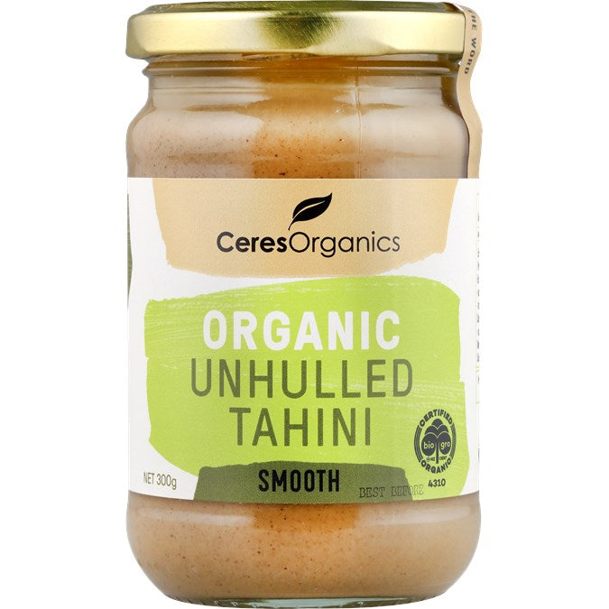 CERES ORGANIC UNHULLED TAHINI 300G