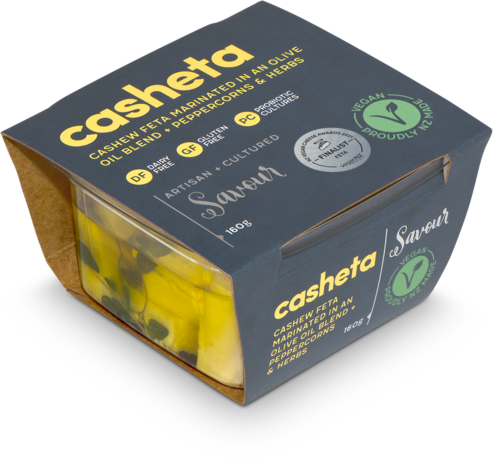 SAVOUR CASHETA VEGAN CASHEW CHEESE IN JAR 160G