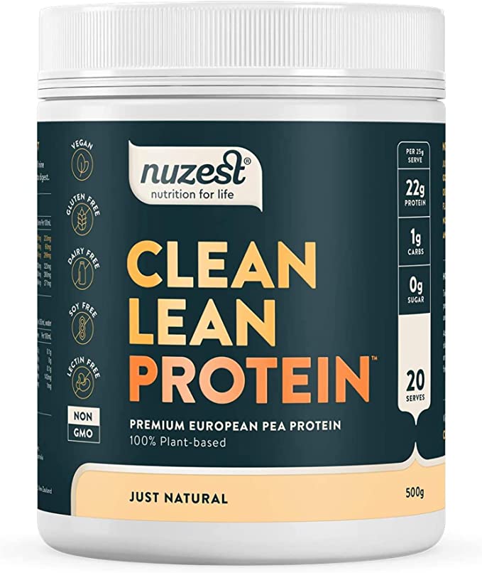 NUZEST CLEAN LEAN PROTEIN POWDER NATURAL 500G