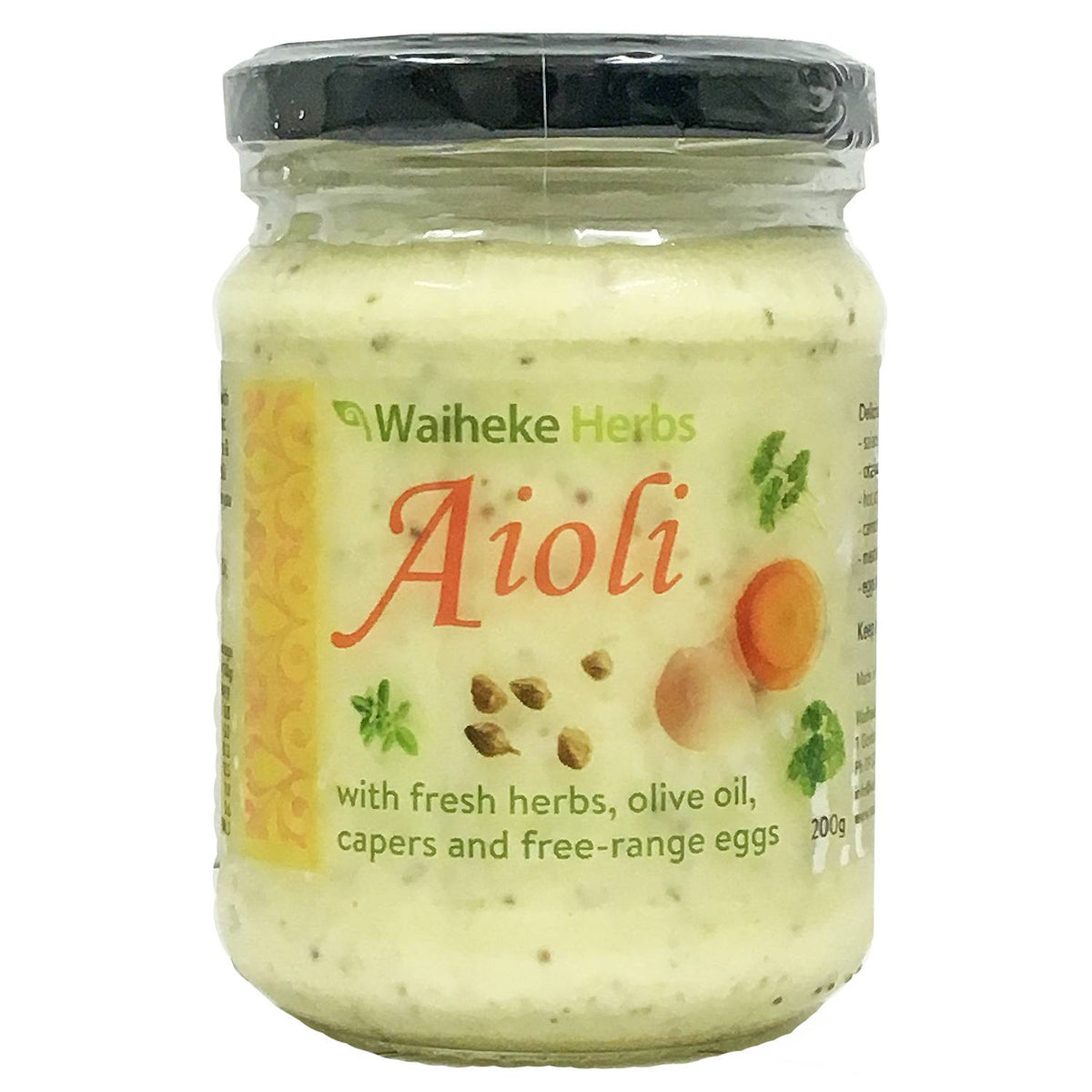 WAIHEKE HERBS AIOLI 200G