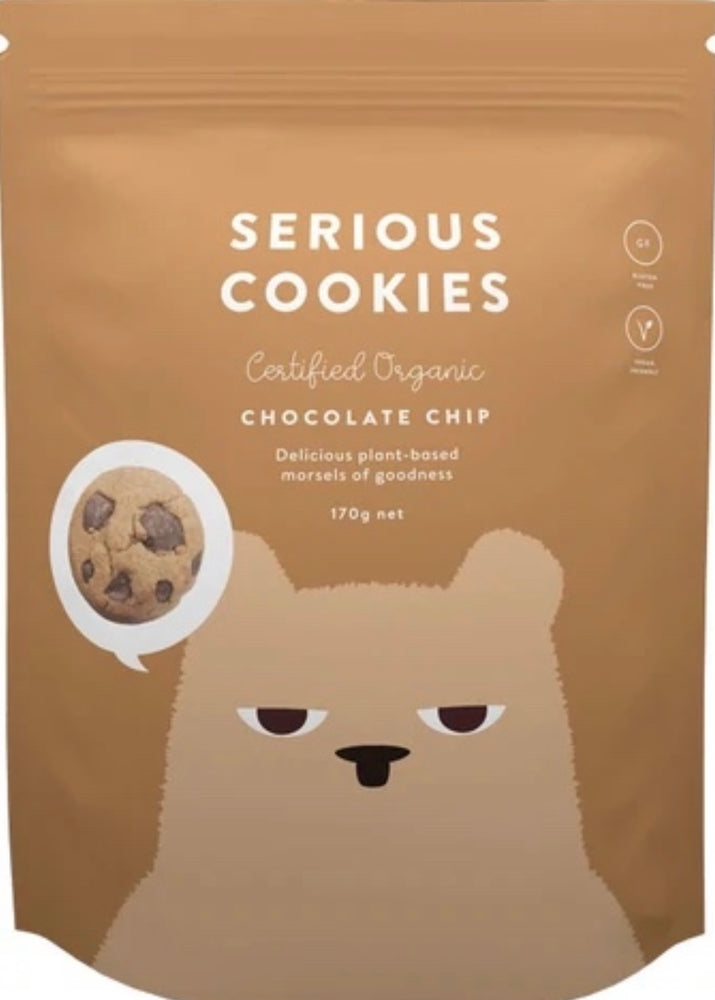 SERIOUS FOODS COOKIE CHOCOLATE CHIP 170G